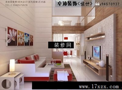 家装效果图-客厅装修设计 复式楼126
