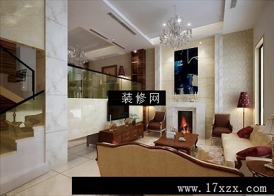 家居装修样板房—复式楼装修e19