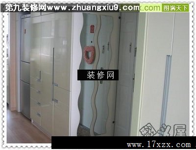 新婚房流行玄关实景图储物柜