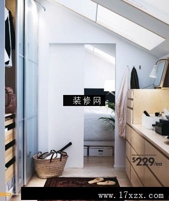 08宜家美国衣帽间储物柜阁楼