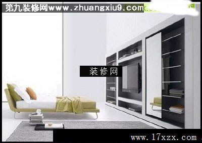 简约北欧大户型卧室效果图电视墙