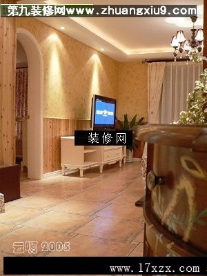 客厅实景图电视墙