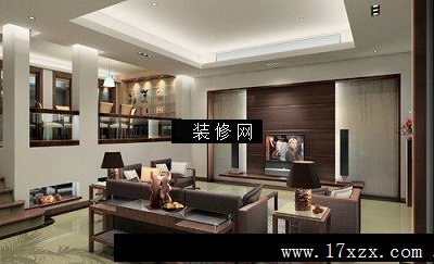 流行客厅效果图电视墙