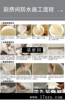 厨房防水施工流程