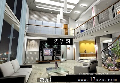 家装图片-复式楼装修设计效果图081