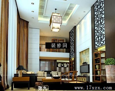 家装效果图-复式楼装修设计089