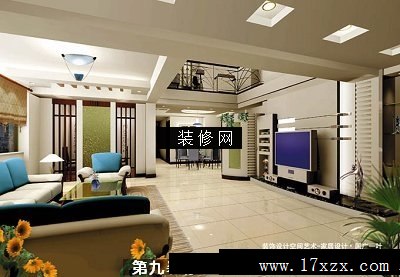 家装设计效果图-复式楼装修图片075