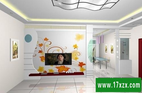 房屋装修客厅色彩效果图参考(3)