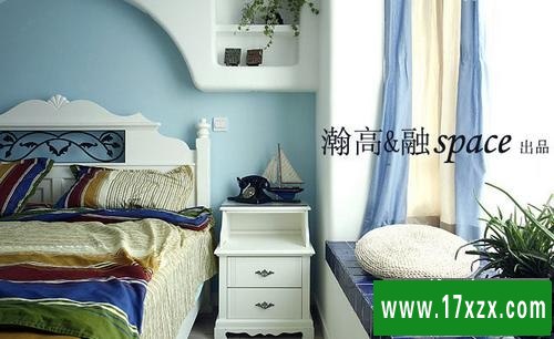 三室一厅一卫地中海风格装修效果图
